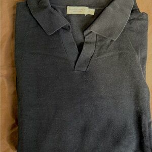 Suitsupply Men's Polo Black Shirt